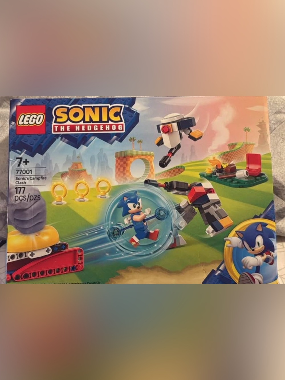 Lego Sonic The Hedgehog Blue Red Yellow Green Playset